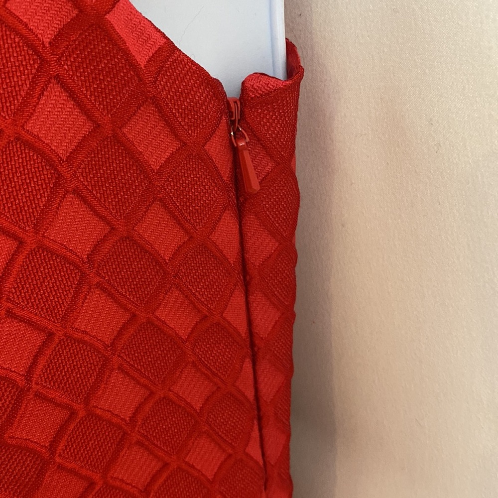 Anthropologie Moulinette Soeurs Minette red silk blend midi dress size 2 - Picture 10 of 17